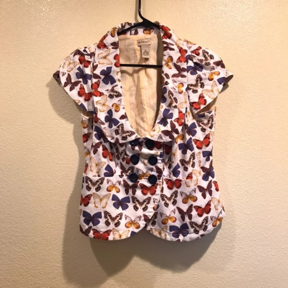 [Anthropologie] Elevenses butterfly top (P-1)